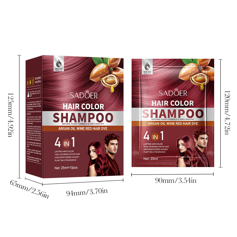 SADOER Argan Oil Wine Red Hair Dye 25ml