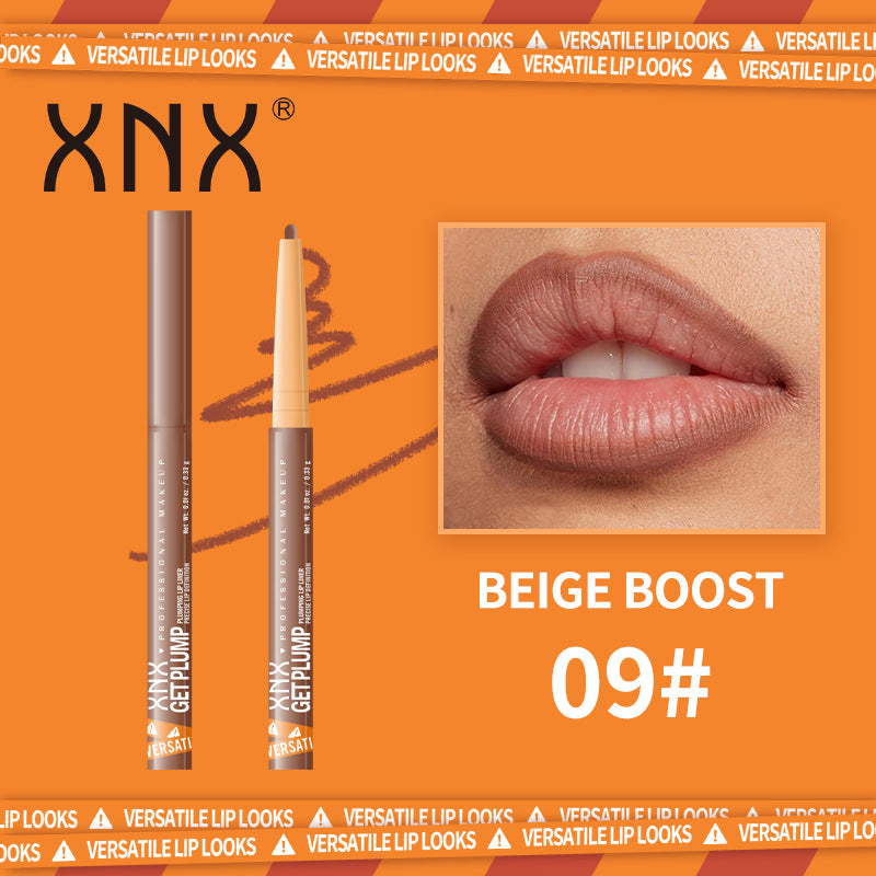 XNX New 12 Colors Retractable Lip Liner, Lipstick & Outline Lip Pencil