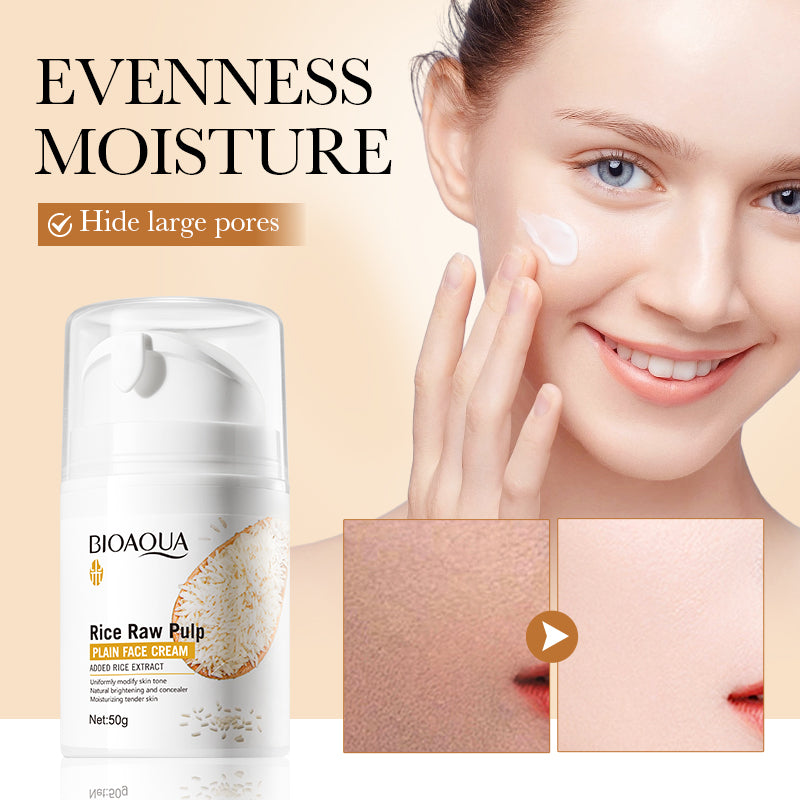 BIOAOUA Rice Original Pulp No-Makeup Cream 50g