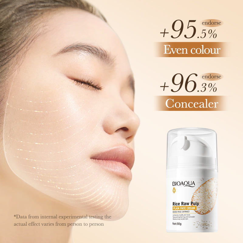 BIOAOUA Rice Original Pulp No-Makeup Cream 50g