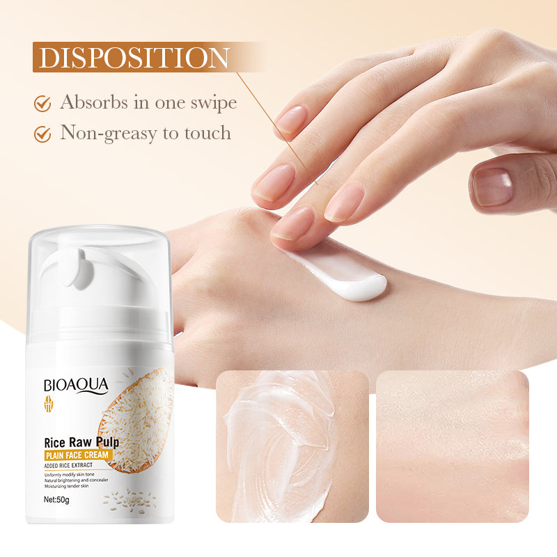 BIOAOUA Rice Original Pulp No-Makeup Cream 50g