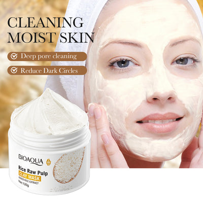 BIOAOUA Rice Original Pulp Purifying Cleansing Mud Mask 120g
