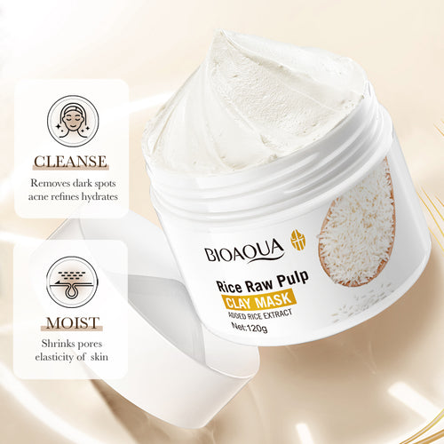 BIOAOUA Rice Original Pulp Purifying Cleansing Mud Mask 120g
