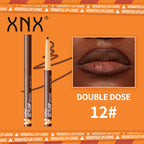 XNX New 12 Colors Retractable Lip Liner, Lipstick & Outline Lip Pencil