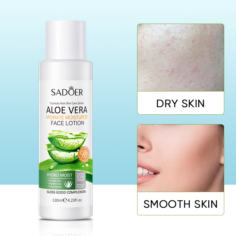 SADOER Aloe Vera Hydrating Soothing Lotion 120ml