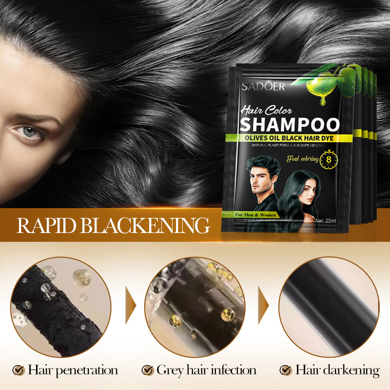 SADOER Olive Oil Plant Extract Hair Dye (Natural Black) 25ml