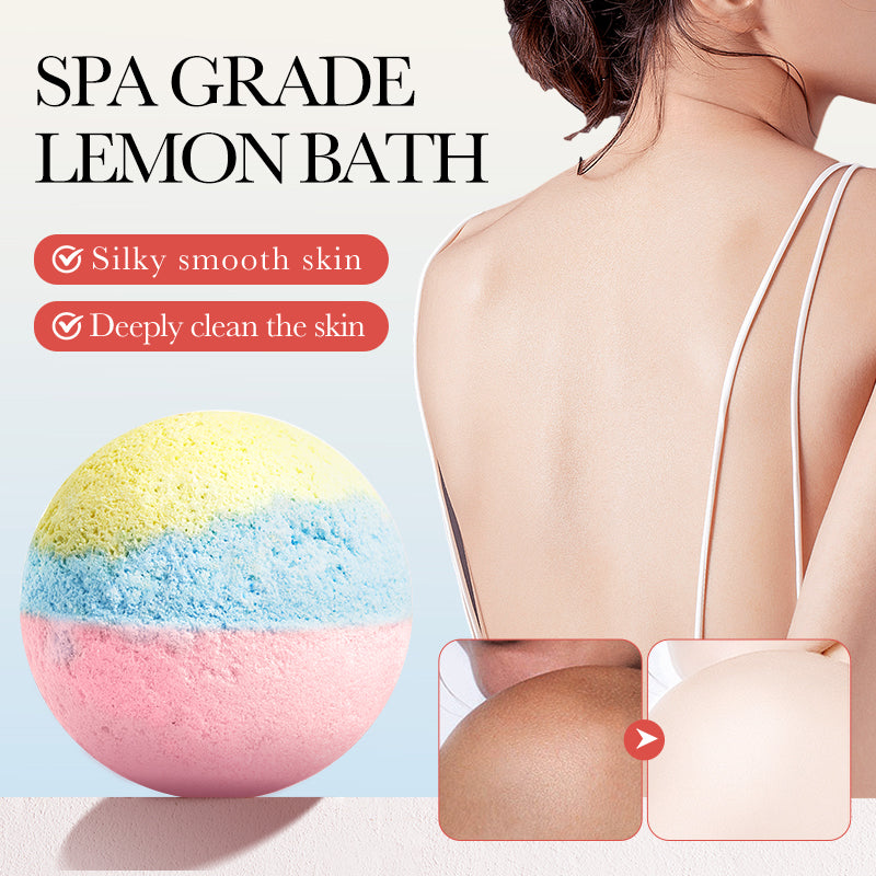 SADOER Lemon Bath Salt Ball 100g (sinking)