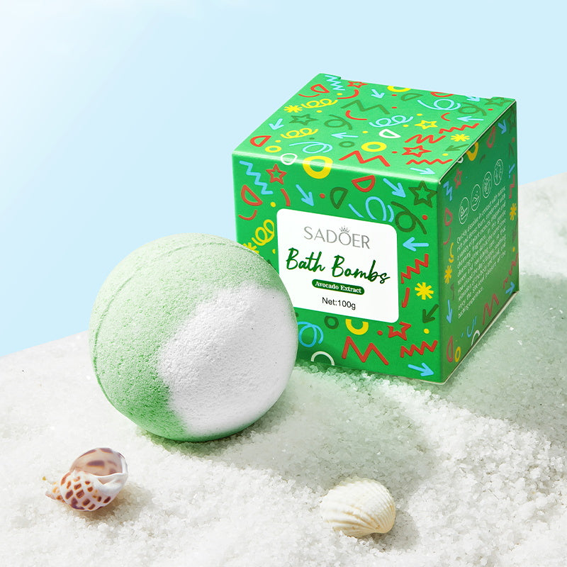 SADOER Avocado Light Fragrance Bath Salt Ball 100g (sinking)