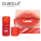 OLIBOLLA Pearlescent Mirror Lip Gloss Easy Color Payoff Non-stick Cup Lip Makeup