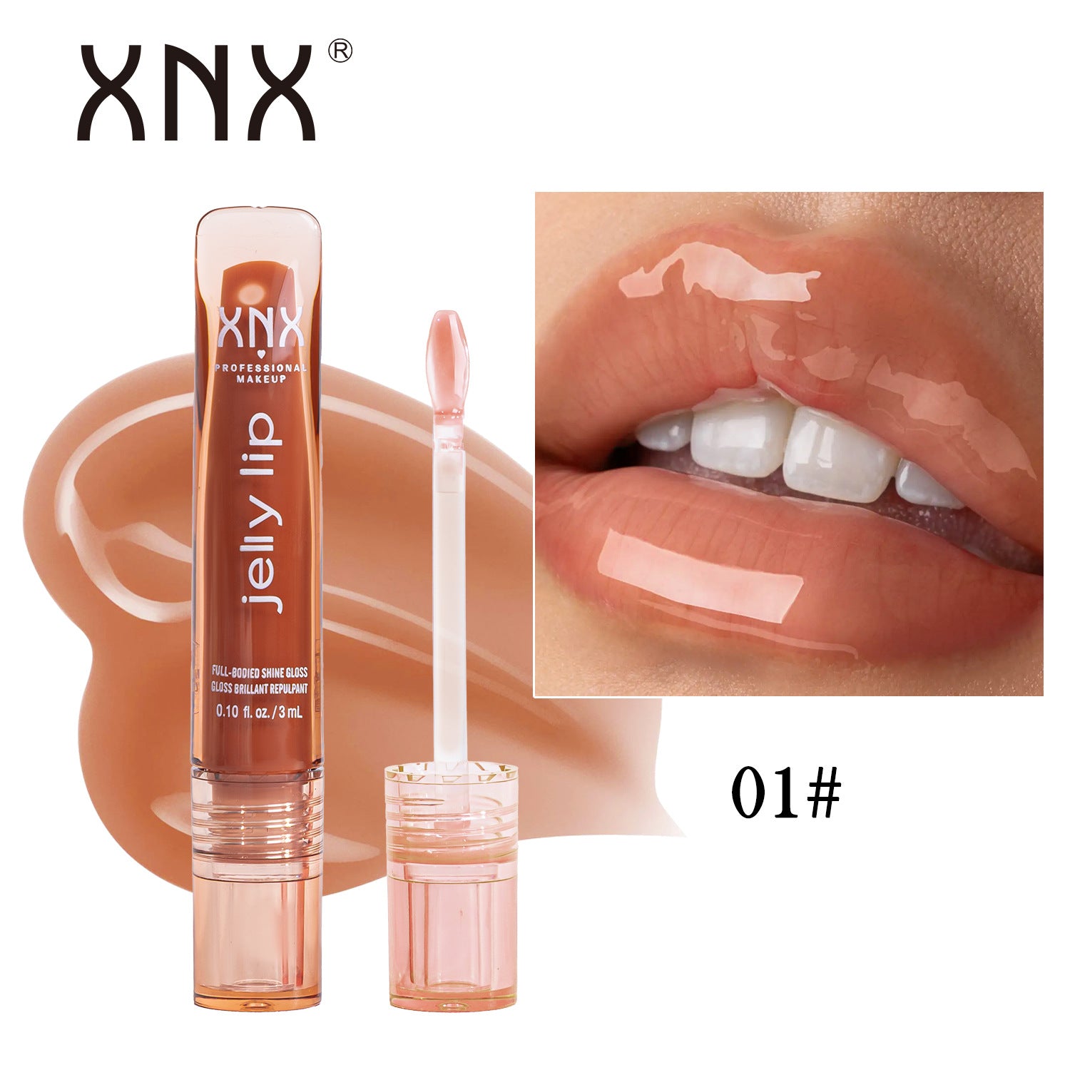 OLIBOLLA Mirror Shine Lip Gloss Plump Liquid Lipstick