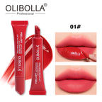 OLIBOLLA Peel-off Lip Tint Waterproof Long-lasting Matte Lip Gloss