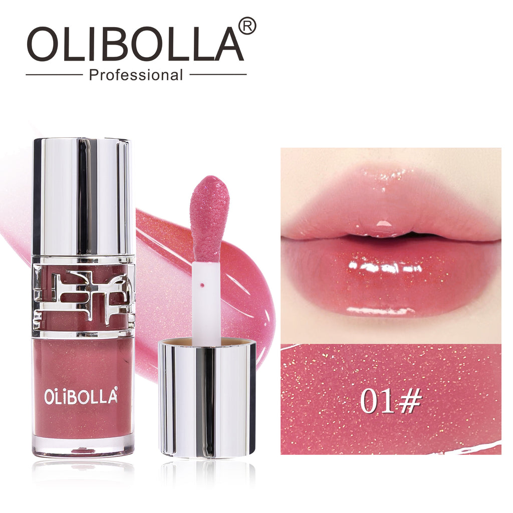 Shimmering Mirror Lip Glaze, Glossy Jelly Lip Tint