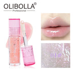 OLIBOLLA Glossy Shimmer Multi-color Lip Glaze Non-stick Cup Lip Oil