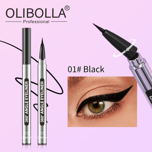 360°Rotating Tip Eyeliner Pigmented Long-lasting