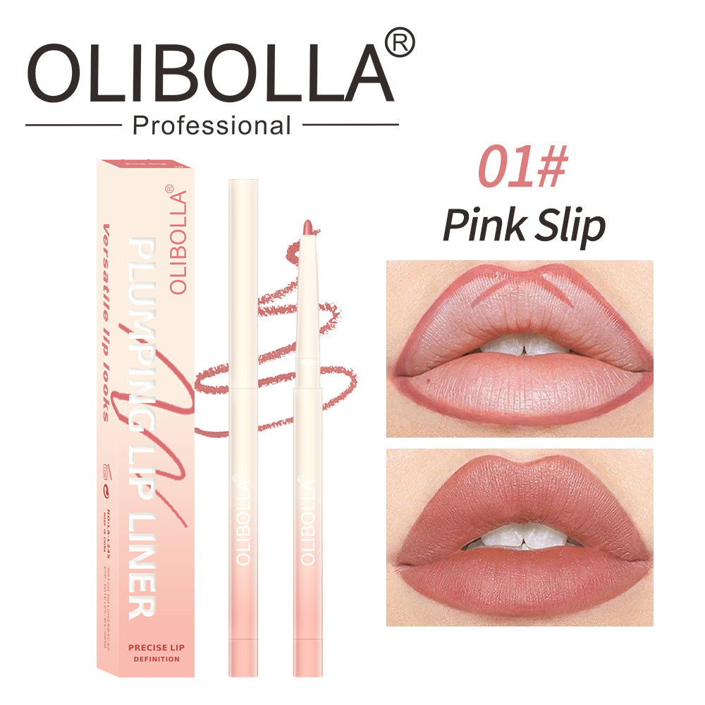 OLIBOLLA 8 Colors Matte Lip Liner Waterproof Long Lasting Lip Pencil