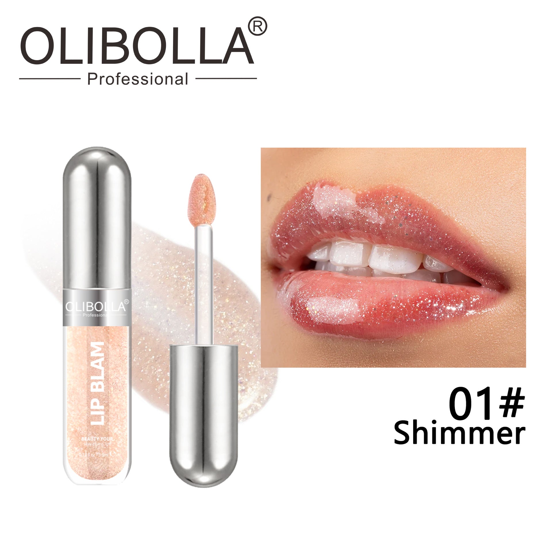 Glossy Plumping 3-in-1 Lip Makeup Fade-resistant Lipstick