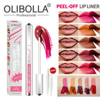 OLIBOLLA 5 Colors Peel-off Lip Liner Matte Waterproof Lip Gloss