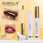 24K Gold Peel-off Lip Mask Tint Long-lasting Non-stick Lip Glaze