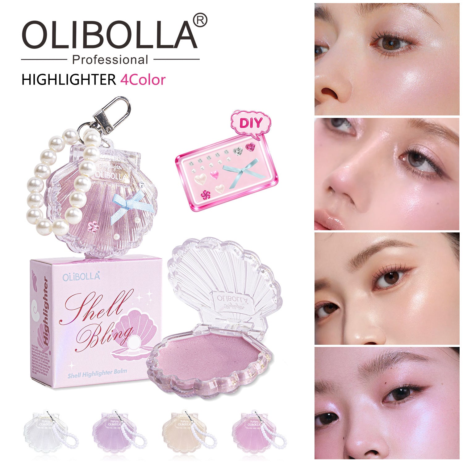 OLIBOLLA Light Stereo Blush & Highlighter Powder