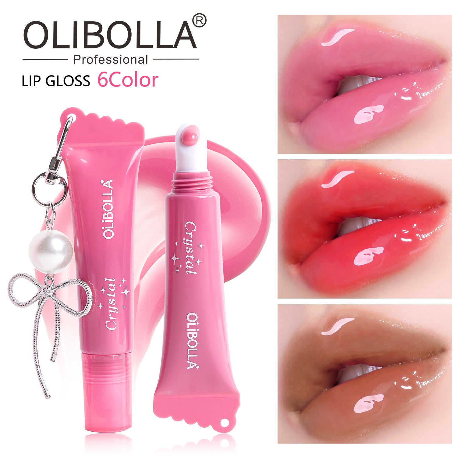 OLIBOLLA Hydrating Lip Glaze, Non-sticky Lip Gloss