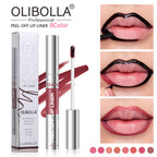 Olibolla 8 Colors Matte Lip Gloss Long-lasting Lip Liner