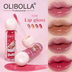Labubu Glossy Moist Lip Gloss Easy Color Long Lasting Lipstick