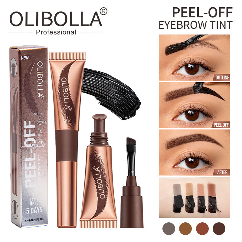 Peel-off Eyebrow Gel, Waterproof Longwear Eyebrow Pencil