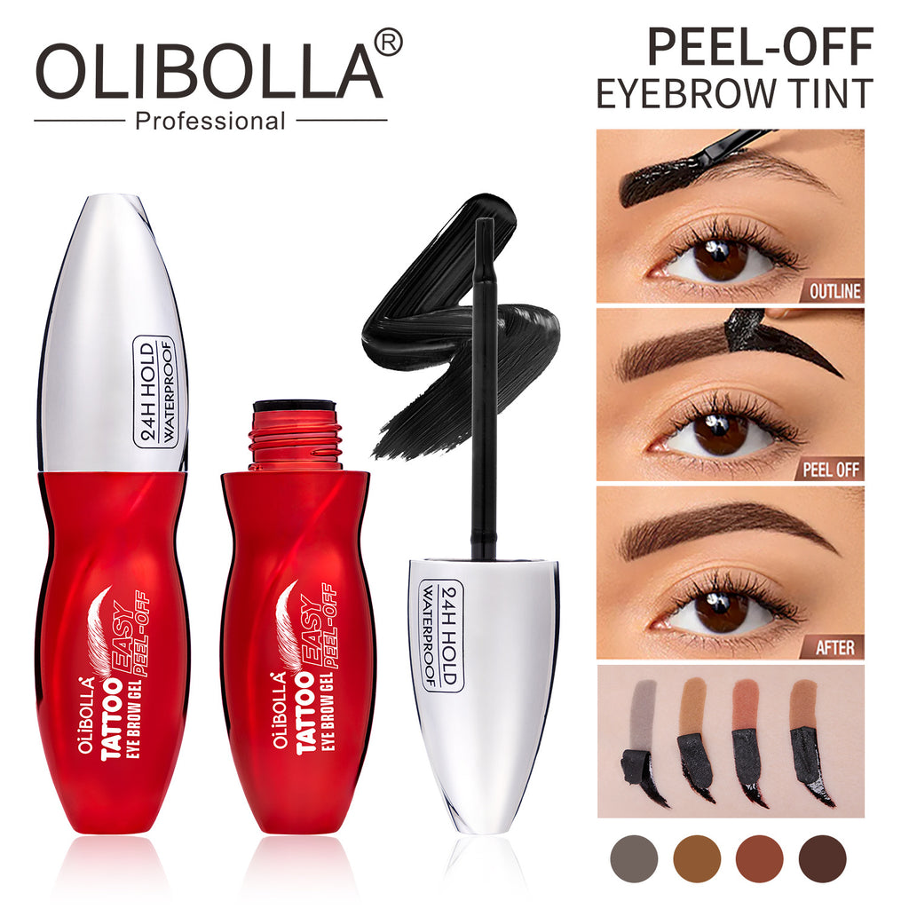 OLIBOLLA Peel-Off Eyebrow Tint Waterproof Long-Lasting Brow Gel