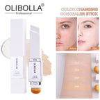 OLIBOLLA Color-Changing Foundation Stick, Brightening Foundation Cream