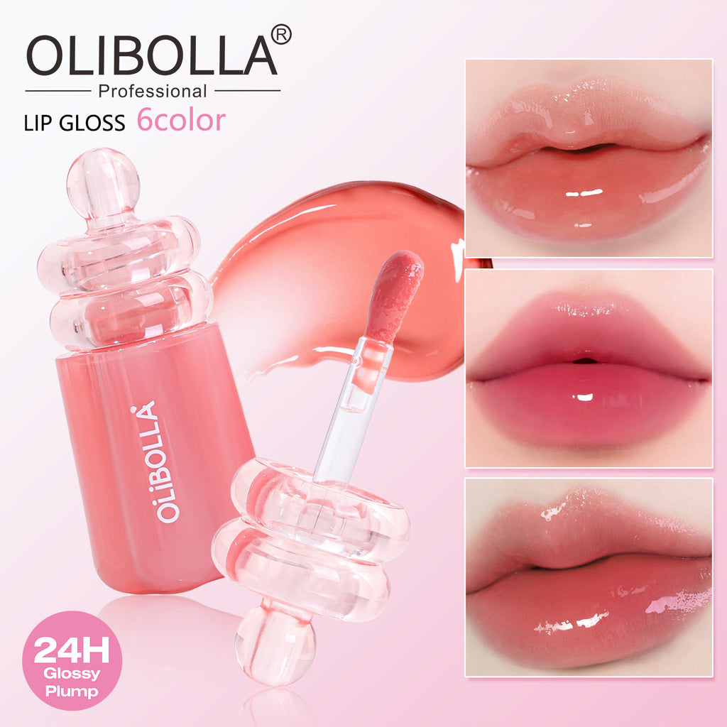 OLIBOLLA Mirror Lip Glaze 24H Long-lasting 6 Colors