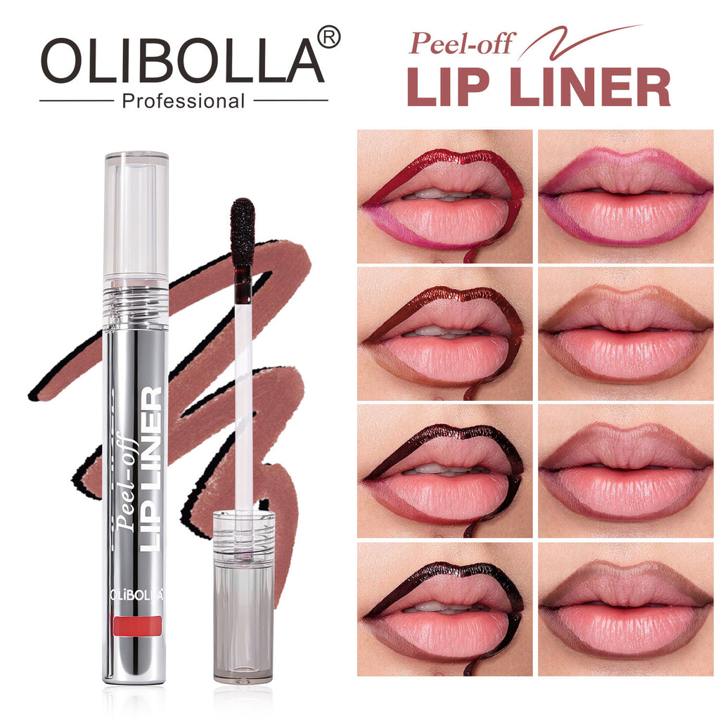 OLIBOLLA Peel-off Lip Liner Matte Lip Color Easy Coloring Lining