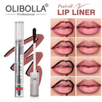 OLIBOLLA Peel-off Lip Liner Matte Lip Color Easy Coloring Lining