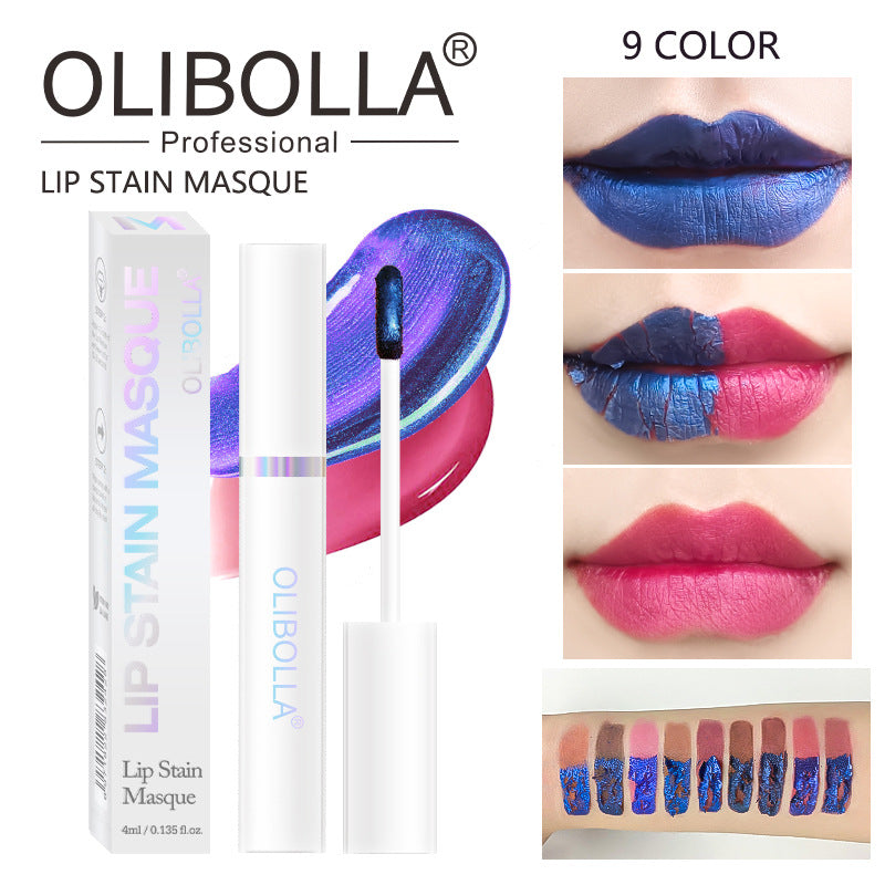 9 Colors Peel-off Lip Tint Long-lasting Waterproof Lip Mask