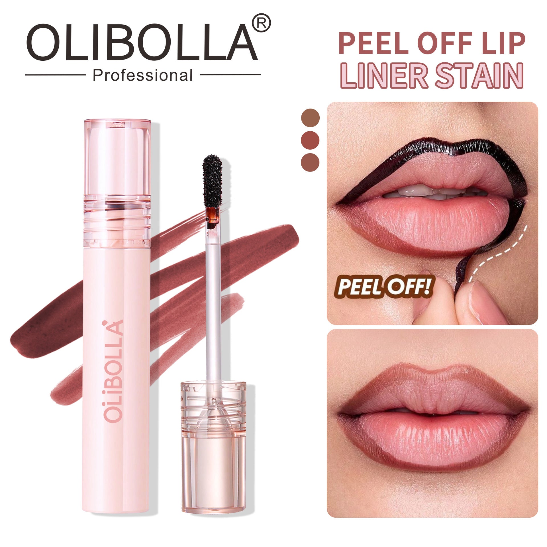 OLIBOLLA Peel-off Lip Liner Waterproof Fadeless Lipstick