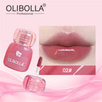 OLIBOLLA 6 Colors Mirror Gloss Lock Color Non-stick Lip Glaze