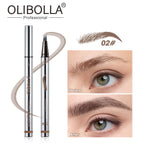 OLIBOLLA Four-Fork Liquid Eyebrow Pencil, Long-Lasting, Smudge-Proof, Waterproof & Sweat-Proof Brow Gel