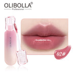 OLIBOLLA 6 Colors Mirror Gloss Lip Glaze Non-stick Cup