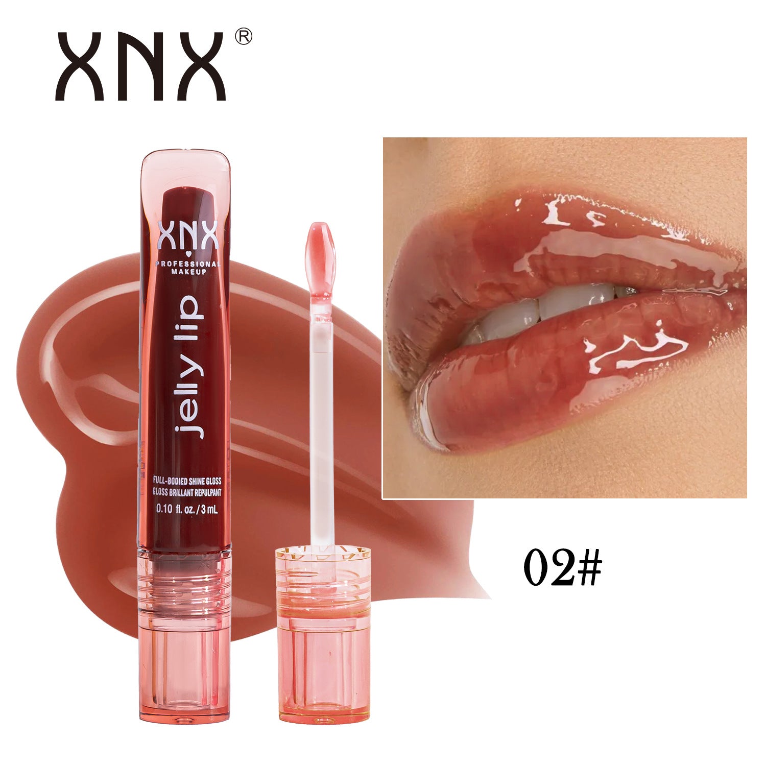 OLIBOLLA Mirror Shine Lip Gloss Plump Liquid Lipstick