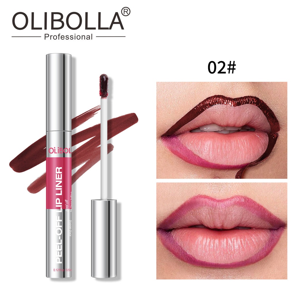 Olibolla 8 Colors Matte Lip Gloss Long-lasting Lip Liner