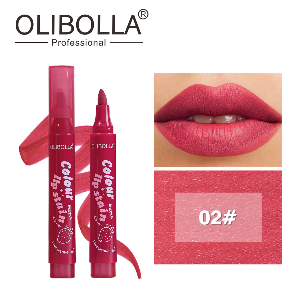 OLIBOLLA 6 Colors Matte Lip Liner Lipstick Long Lasting No Fade