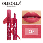 OLIBOLLA 6 Colors Matte Lip Liner Lipstick Long Lasting No Fade