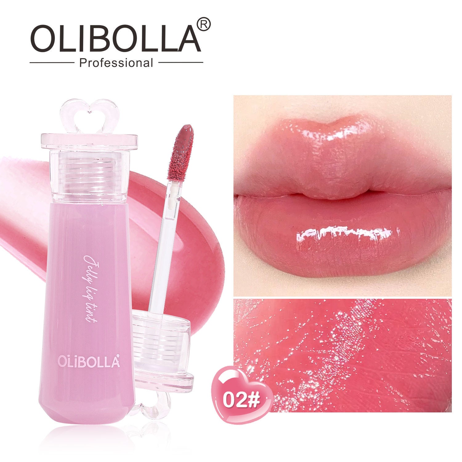 Jelly Glossy Lip Glaze Color-lock Non-stick Cup Moisturizing Glass Lip Gloss