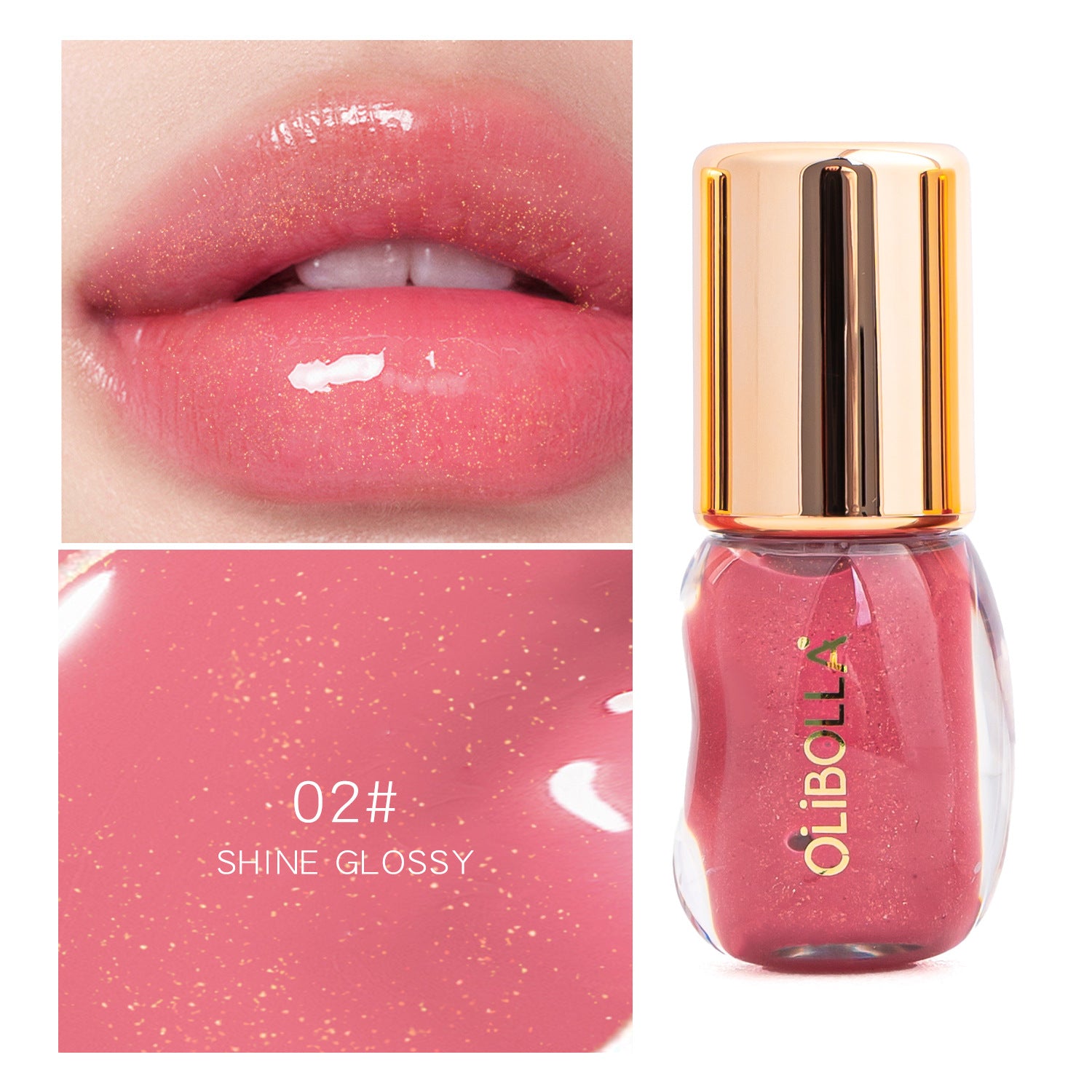 OLIBOLLA Jelly Lip Gloss Hydrating Plumping Lip Oil Makeup