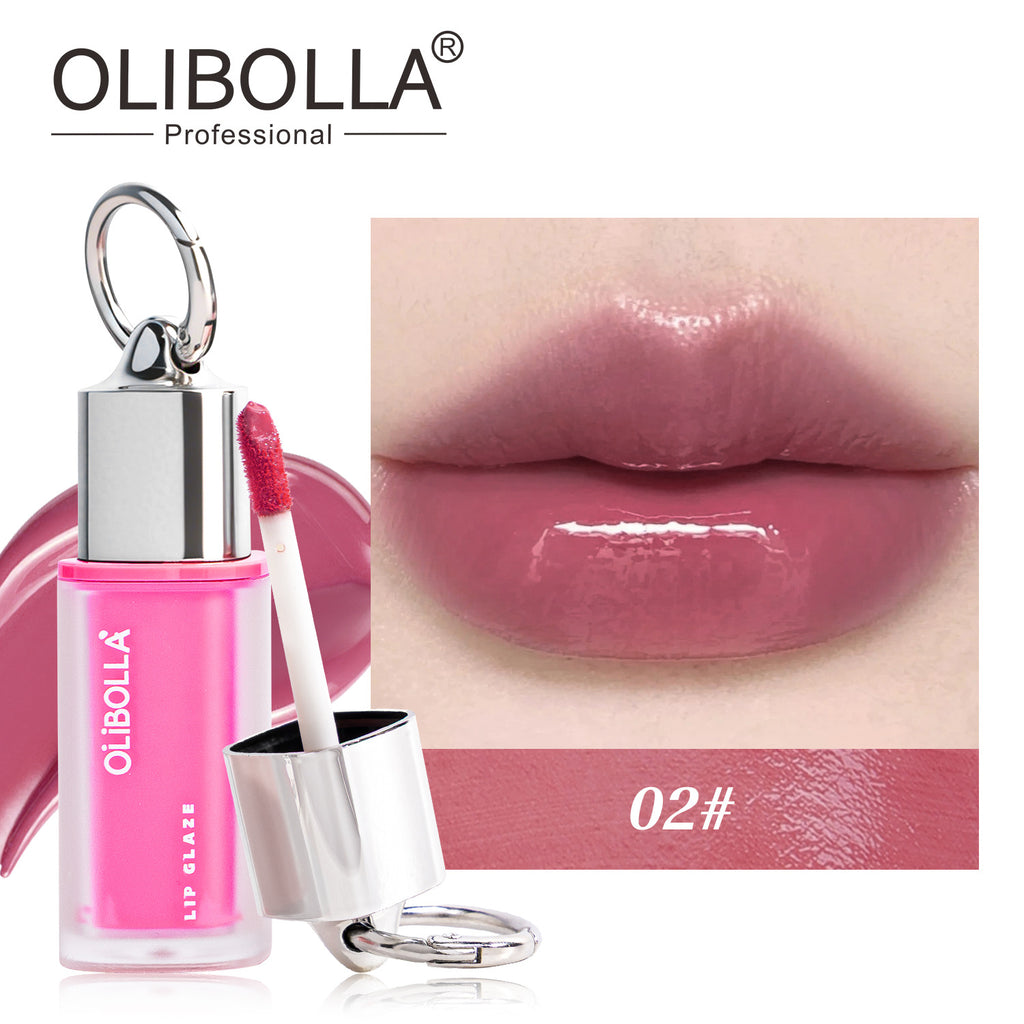 Olibolla Mirror Non-Stick Cup Lip Glaze, Long-Lasting, Fade-Resistant Lip Gloss