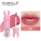 OLIBOLLA Rabbit Jelly Mirror Lip Gloss Non-stick Fade-proof