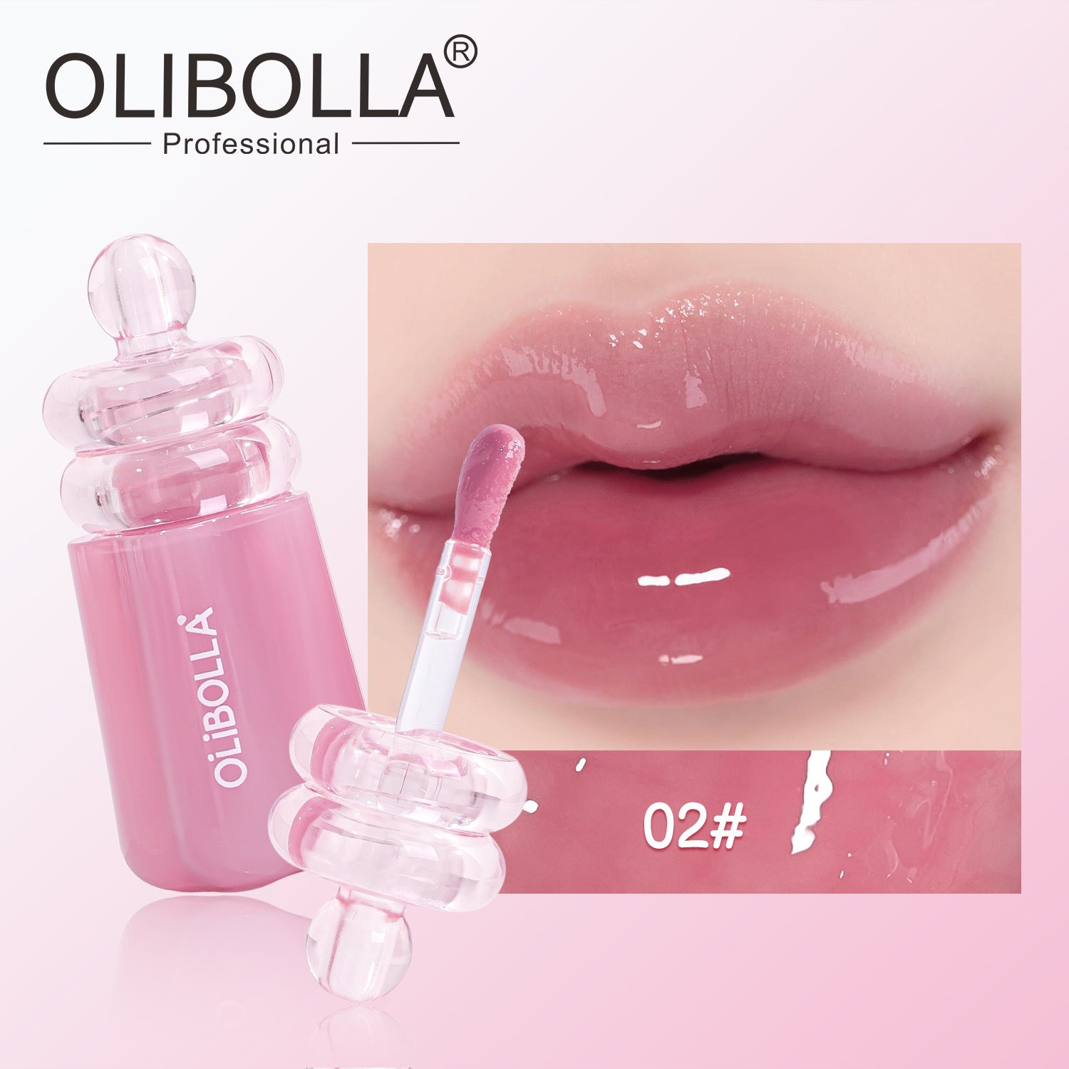 OLIBOLLA Mirror Lip Glaze 24H Long-lasting 6 Colors