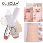 Color Changing Triangle Foundation Stick, Dual-ended Concealer