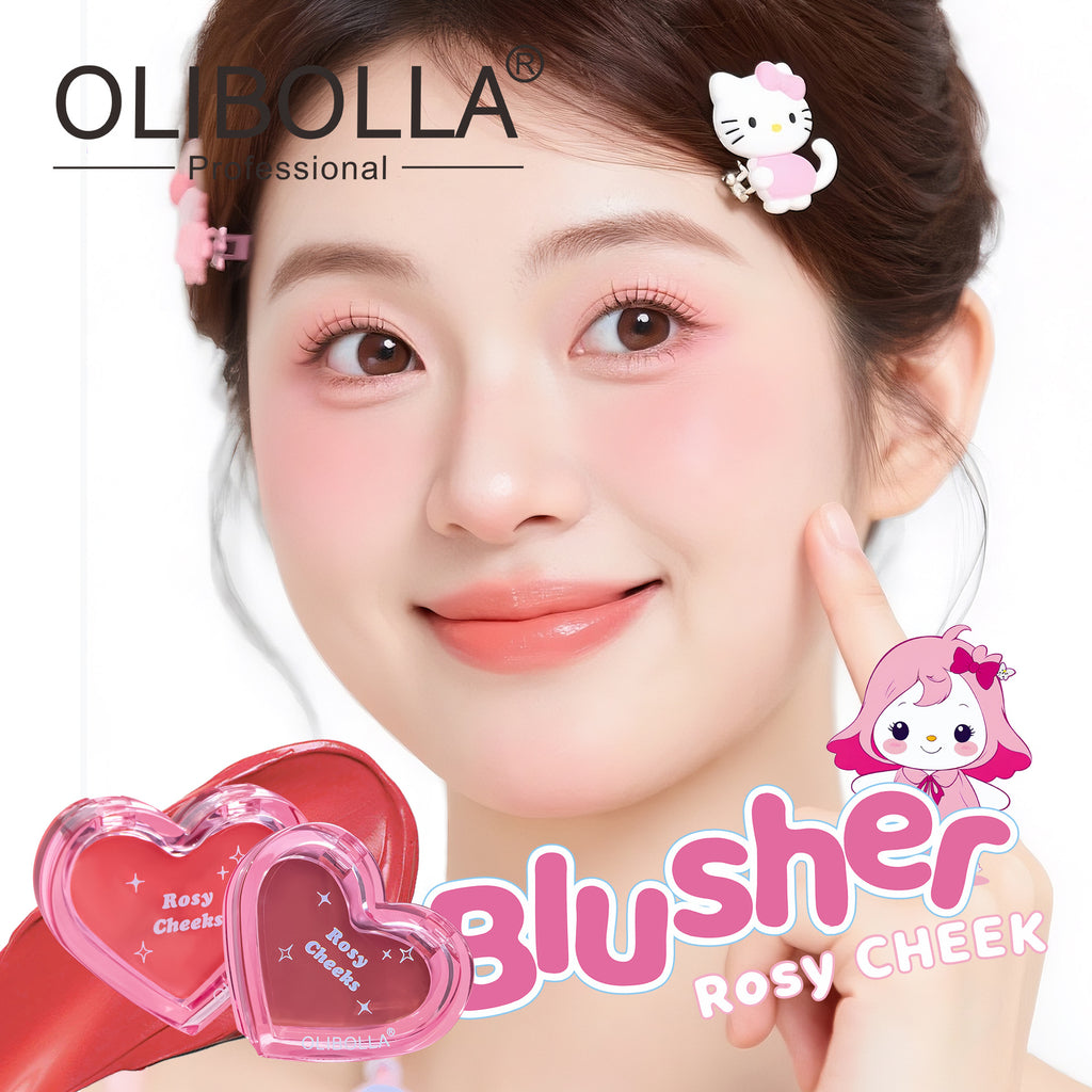 OLIBOLLA Hydrating Blush Cream Dual Use for Lips and Cheeks