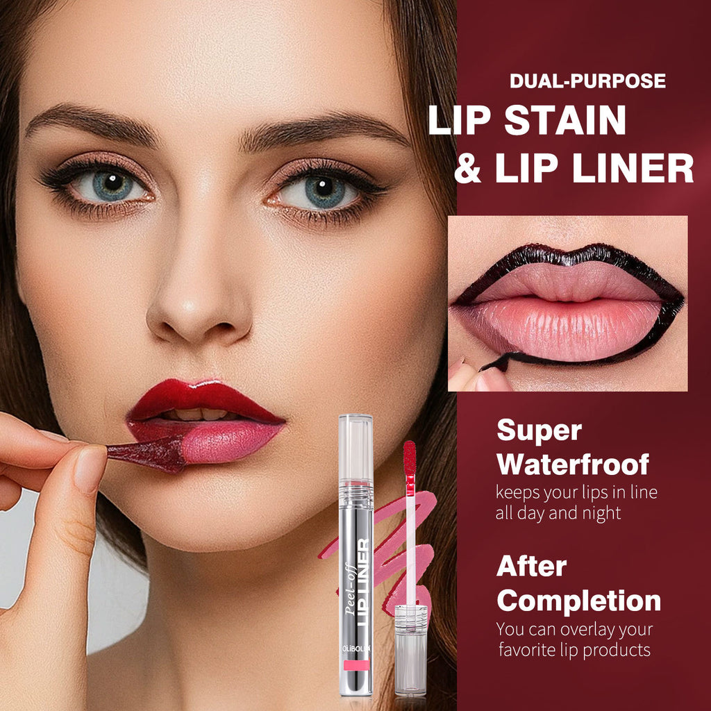 OLIBOLLA Peel-off Lip Liner Matte Lip Color Easy Coloring Lining
