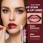 OLIBOLLA Peel-off Lip Liner Matte Lip Color Easy Coloring Lining